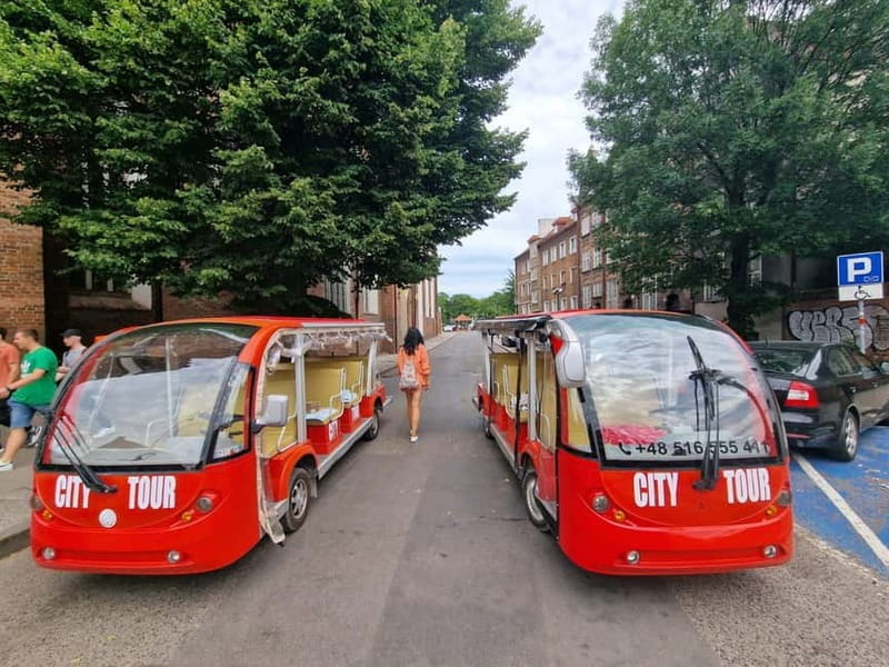 Gdansk: PRIVATE Alcotour City Tour Sightseeing Golf Cart - The Itinerary: What Youll See and Experience