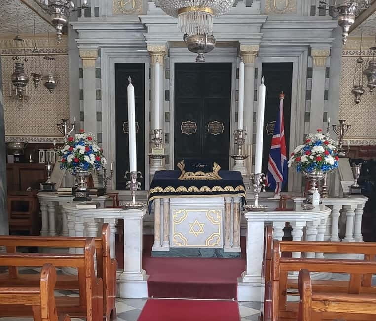 Gibraltar Jewish sites walking tour - The Piazza and the Jews Market