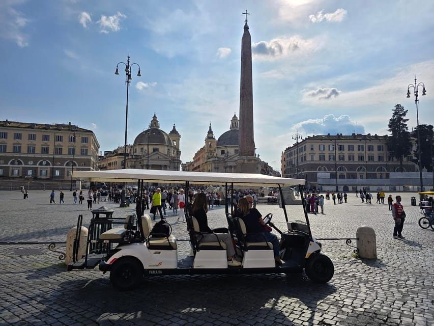 Golf Cart Tour of Rome: 3h with local guide and Gelato - Detailed Breakdown of the Itinerary