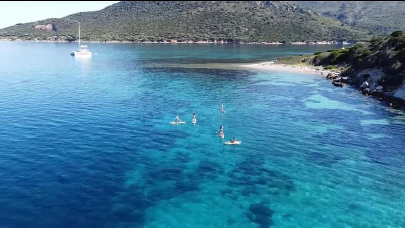 Golfo Aranci tour SUP Paddleboard Dolphin watching, aperitif - An In-Depth Look at the SUP Paddleboard Dolphin Watching Tour in Sardinia