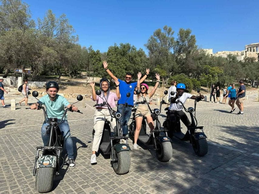 GoPro Adventure Tour in Acropolis area by E-Scooter - The Stops and Sights: Beyond the Main Attractions