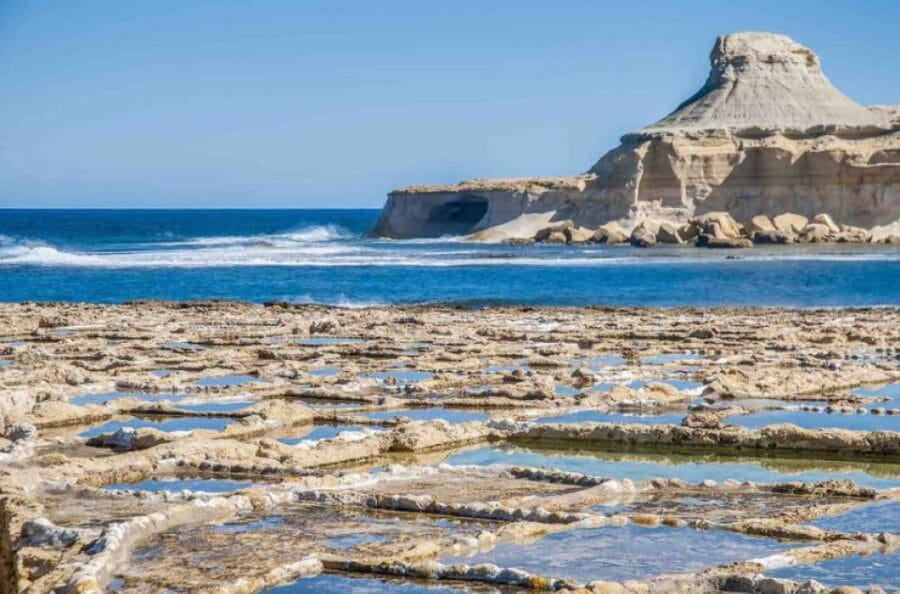 Gozo Full Day visiting Ggantija Temples, Salt Pans & Dwejra - Riding the Trackless Train Past the Salt Pans