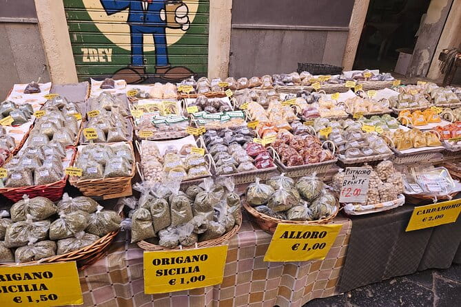Half Day Catania Gastronomic and Cultural Tour from Taormina - Taking in the Piscaria Fish Market