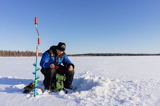 Ice Fishing Like a Finn, Apukka Adventures Rovaniemi - Learning to Fish the Finnish Way