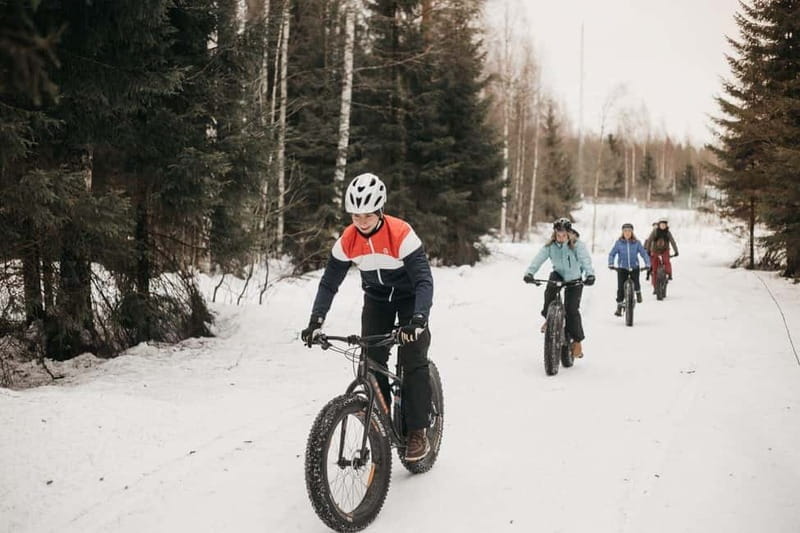 Jyvaskyla: Fatbiking Tour in a Finnish Wintry Forest - The Experience: Navigating Forest Trails and Snowy Paths