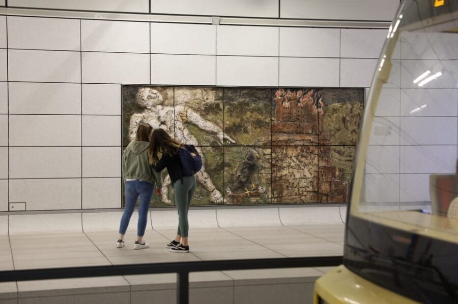 Karlsruhe Genesis - underground art by Markus Lüpertz - The Route: What to Expect at Each Station