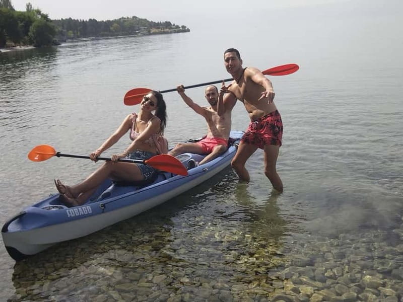 Kayaking Lake Ohrid with BBQ, from Ohrid. - Starting the Adventure in Pestani
