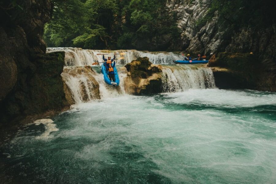 Kayaking Mreznica Waterfalls in Natural Monument - Who Will Love This Experience?