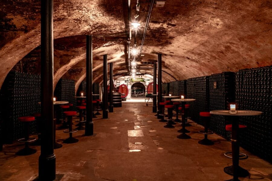 KO Wein- & Sektgeschichten incl. Verkostung - Descending into the Sektmuseum’s Historic Cellar