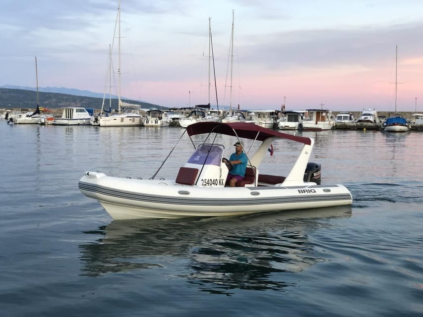 Krk: Rent a boat Brig 650 Eagle 254040KK - Navigating the Logistics: Price, Duration, and Practicalities