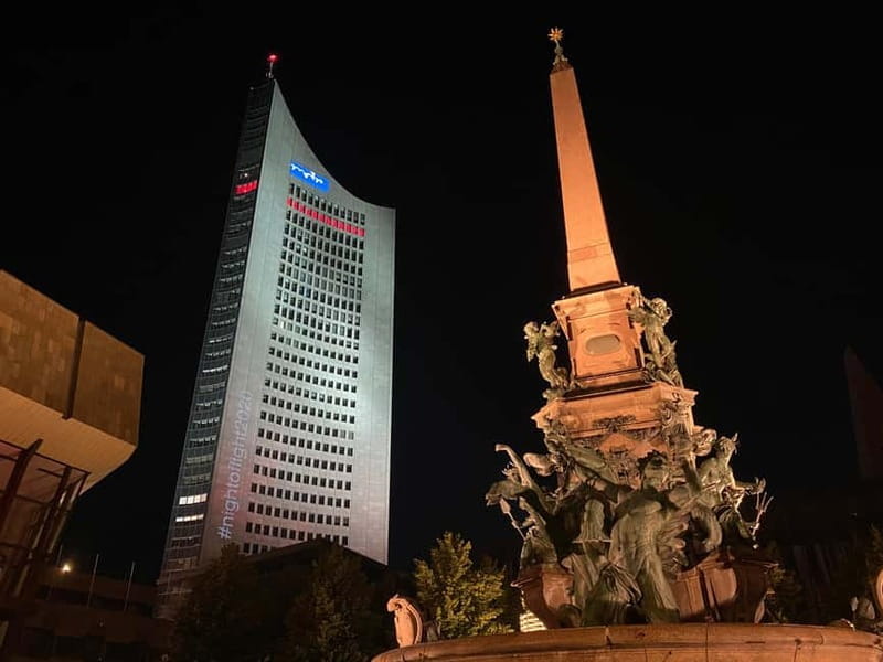 Leipzig night watchman reimagined: Evening tour 2.0: on the move Projections - The Modern Scene at Major Landmarks