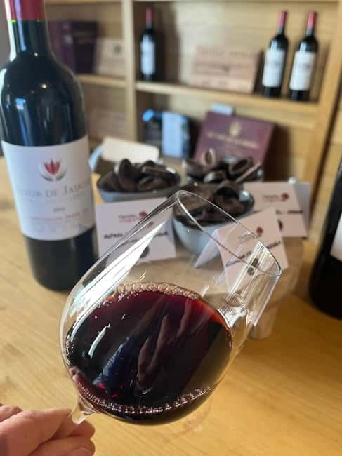 Libourne: Winery Tour with Wine and Chocolate Tasting - Tasting and Pairing: A Sensory Delight