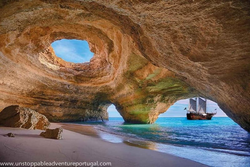 Lisbon:Private tour to Algarve, Benagil, Portimao, Lagos - Visiting the Benagil Cave: A Geologic Marvel