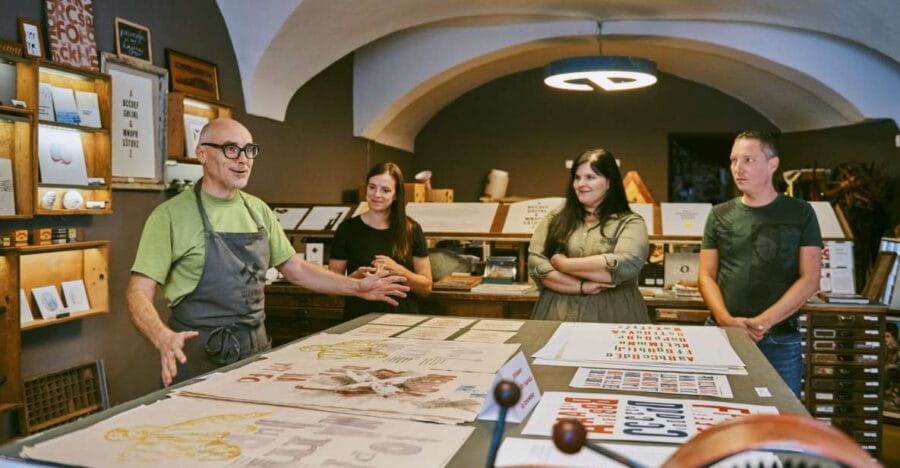 Ljubljana: Print a Poster in an Old Print Shop - The Printing Process: What to Expect