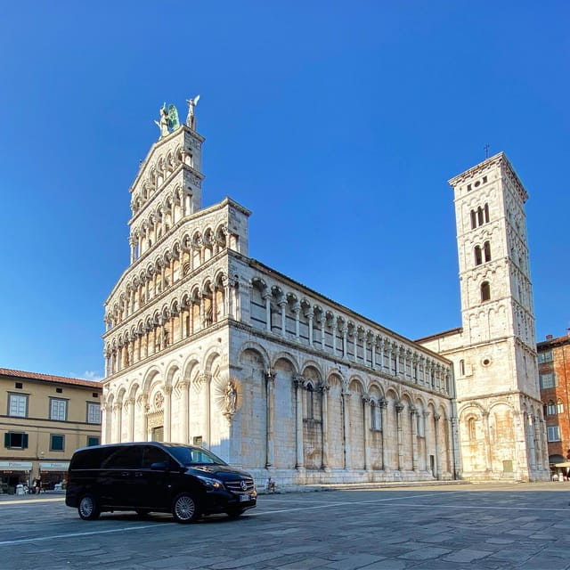 Lucca Tour & Pisa Tower + Wine Tasting by van from Livorno - Scenic Drive Through Tuscany’s Hills