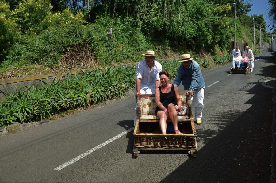 Madeira: Private Monte tour on a Tukxi - Entering the Hills of Funchal in a Tukxi