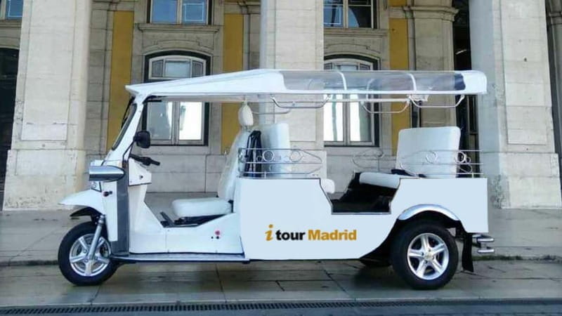 Madrid: Highlights City Tour by Electric Tuk Tuk - The route: what you’ll see and experience