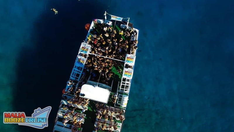 Malia: Booze Cruise Boat Party with Live Dj - What the experience feels like