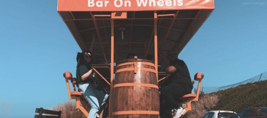 Malia: Party Bike 1 hour Experience & Unlimited Drinks - How the Tour Is Conducted