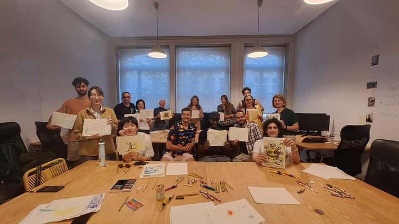 Matosinhos: Give Yourself Permission to Art Workshop - What to Expect During the Workshop