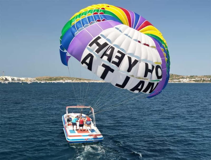 Mellieha Bay: Parasailing - Price and Logistics