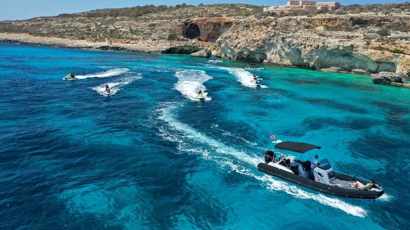 Mellieha: Comino and Blue Lagoon Jet Ski Safari Tour at 3 PM - The Itinerary in Detail: What to Expect at Each Stop