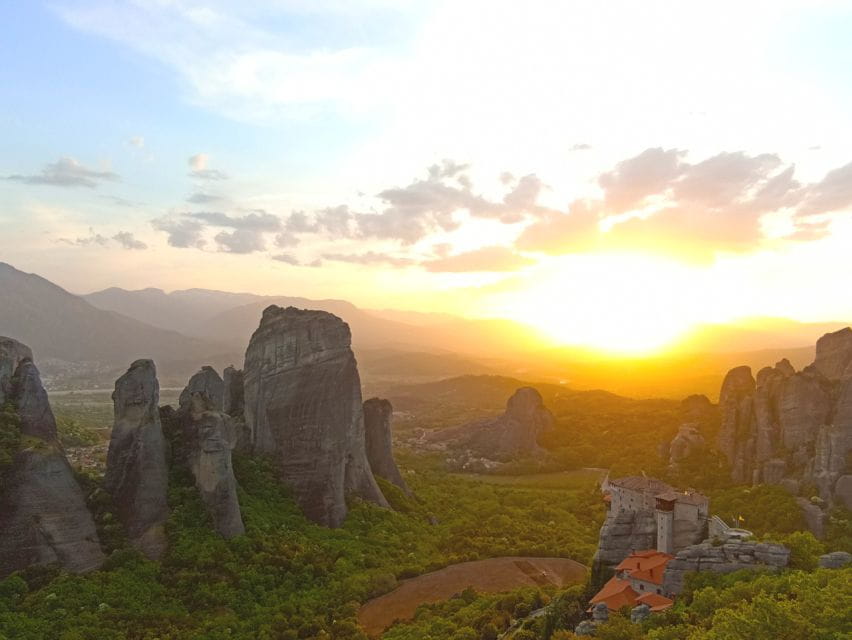 Meteora Sunset with Photos Stops & to the Cave of St. George - Visiting Saint Antonios: The First Hermits’ Sanctuary