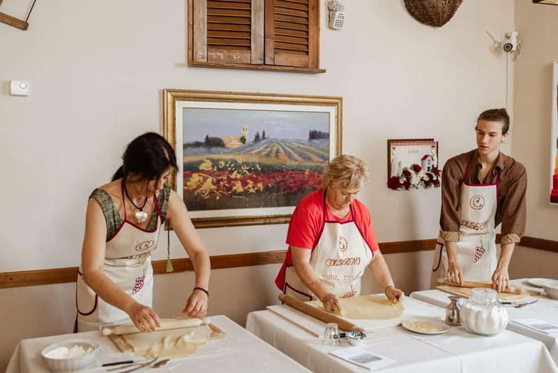 MONTALCINO : Pasta Class with Brunello Tasting and Lunch - Price and Value