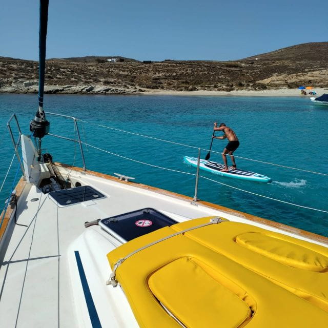 Mykonos: Delos and Rhenia Cruise with Swim and Greek Meal - The Culinary Highlight: Greek Lunch at Sea