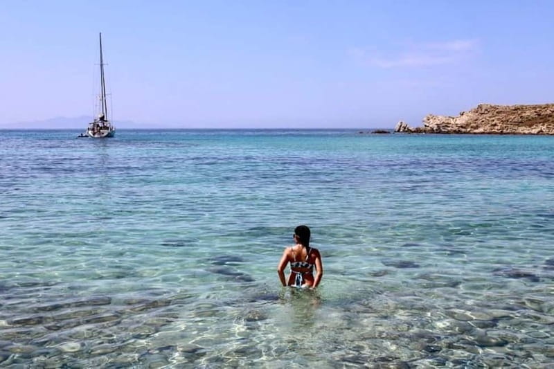 Mykonos: Sunset Sail Cruise to Rhenia with Beach and Dinner - The Scenic Sail Along Mykonos Coastline