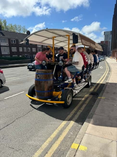 Newcastle: Beer Bike Tour with Music and Drinks - The Ride Through Newcastle: What to Expect