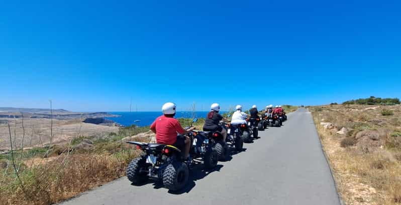 North Malta: Quad Bike Tour with Scenic Land, Sea & Swimming - The Route: Landmarks and Offbeat Stops