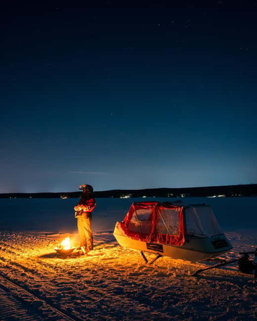 Northern Lights Tour Sleigh Ride - Entering the Arctic Wonderland: The Snowmobile Sleigh Ride