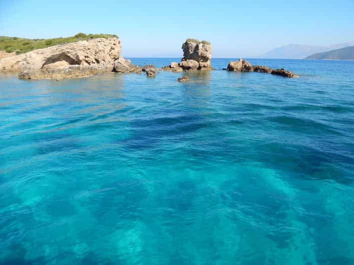 NYDRI: LEFKADA Cruise - Nydri - Meganisi - Kastos - Kalamos - Relaxing at Formekoula Island