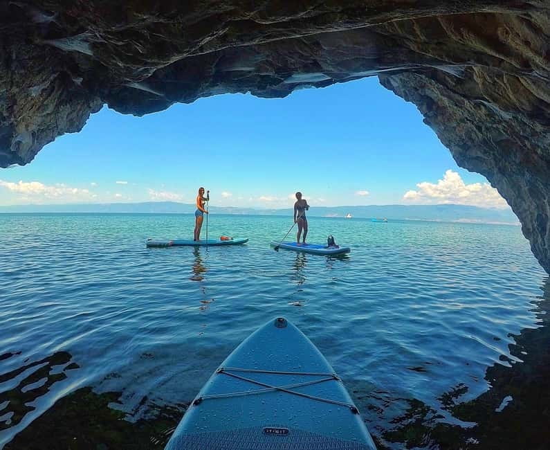 Ohrid: Stand Up Paddleboarding Tour with Landmarks & Photos - The Itinerary in Detail