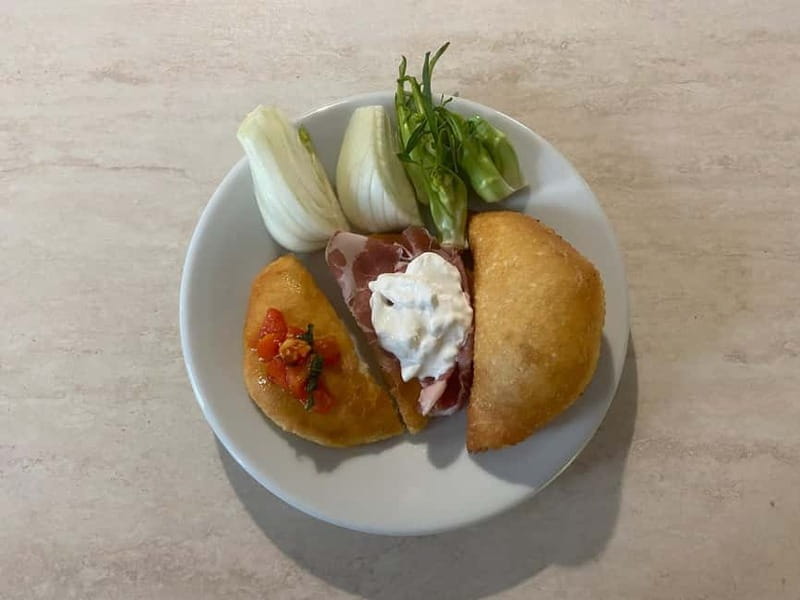 Ostuni: cooking class for fried panzerotti and puccitedde - The Joy of Cooking and Sharing: A Hearty Meal with Local Wines