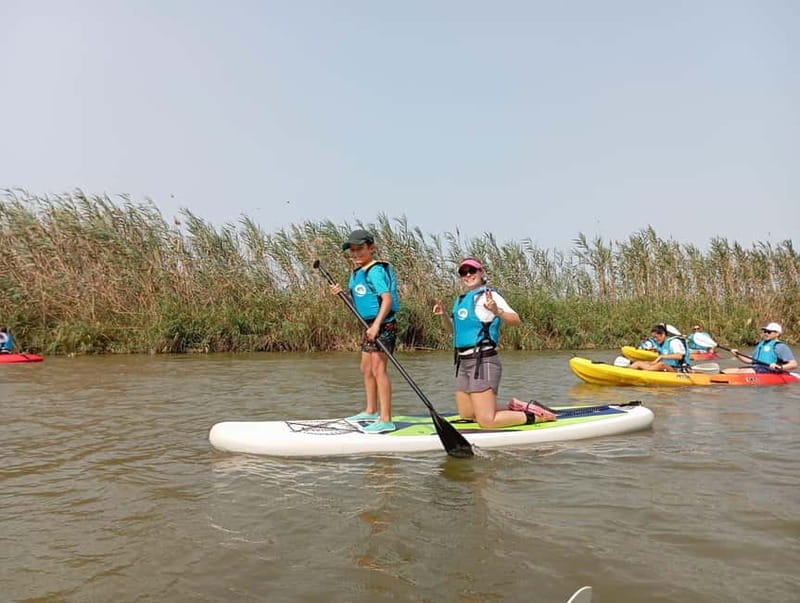 Paddlesurfing excursion in the Ebro Delta - 7 routes to choose from - Price and Logistics