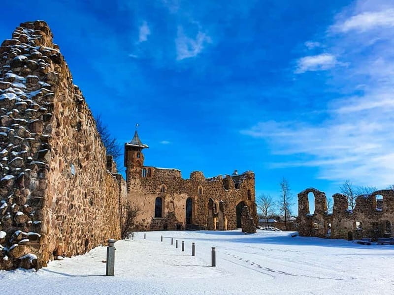 Pokaini stone agglomerates, Dobele castle, children park - The Journey into Latvia’s Mystical and Historic Sights