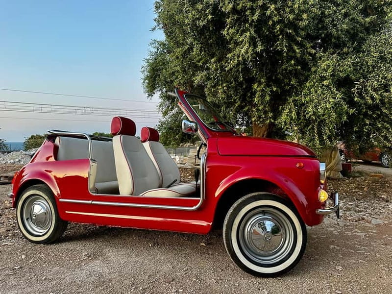 Polignano a Mare: coast & countryside Vintage tour by Fiat 500 SPIAGGINA - Polignano a Mare: The Starting Point with a View