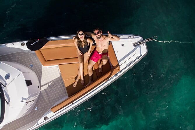 Private Axopar 37 MotorYacht Cruise in Santorini w/ Snack & Drink - In-Depth: What You Can Expect at Each Stop