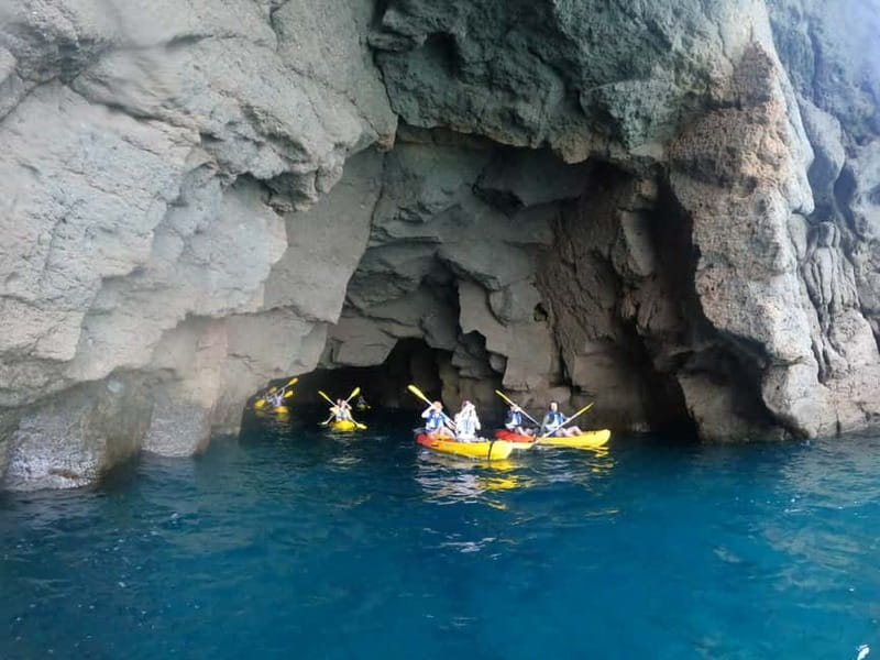 Puerto Mogán: Guided Adventure Kayak Tour in Caves & Snorkel - What to Expect on the Tour: A Step-by-Step Breakdown