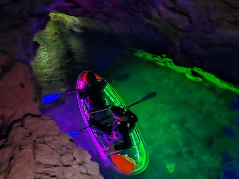 Pula: Istria Cave LED Illuminated Kayak Tour by Night - What Makes It Special