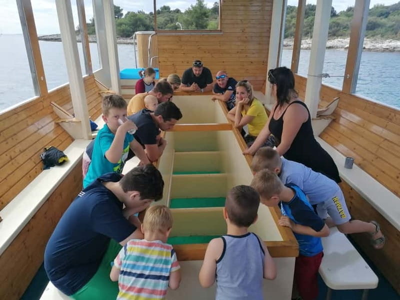 Pula Verudela: Glass-Bottom Boat and Swim with Fish Tour - Setting Sail from Port Bunarina – What to Expect