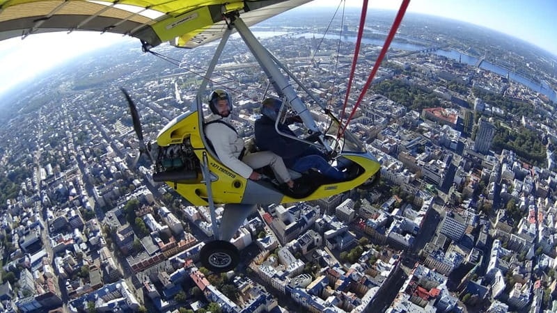 Riga: Deltaplan Flying Adventure - The View: Riga from the Sky