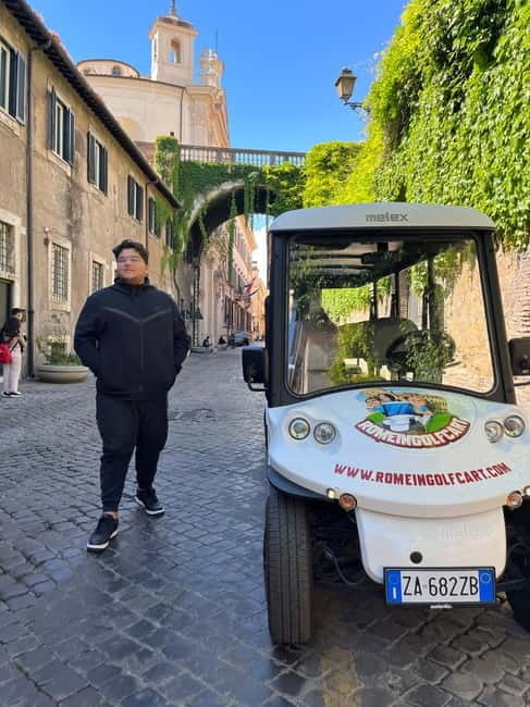 Rome 3 hours Golf Cart Sightseeing tour with gelato/suppli - Tasting the Flavors of Rome