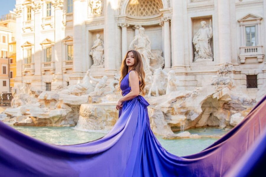 Rome: Flying Dress Photoshoot at Trevi Fountain - The Experience: What You Can Expect