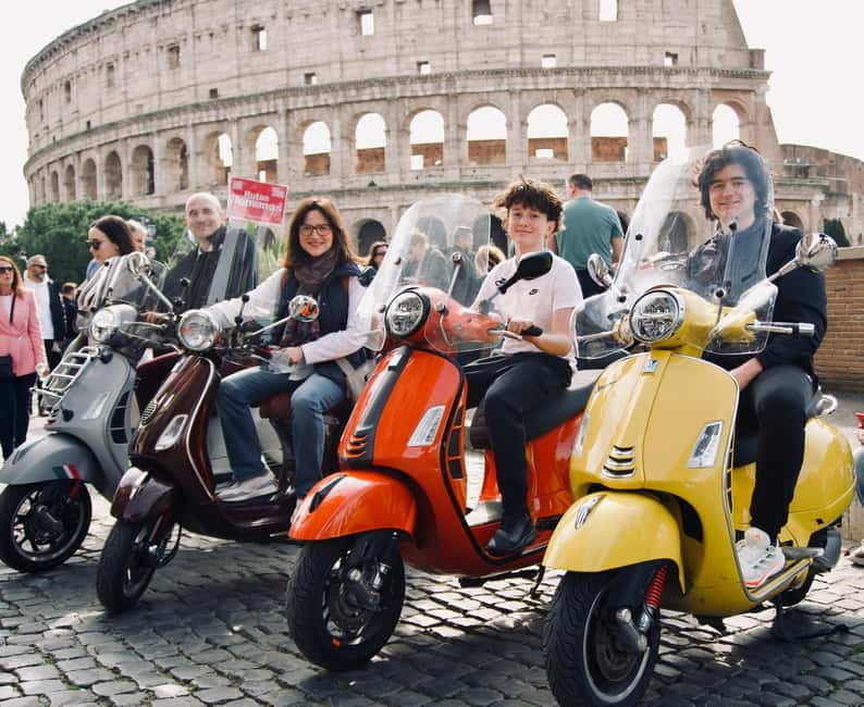 Rome in 2 Hours: Express Vespa Tour for Cruise Visitors - Riding Through Rome: What Sites Are Covered