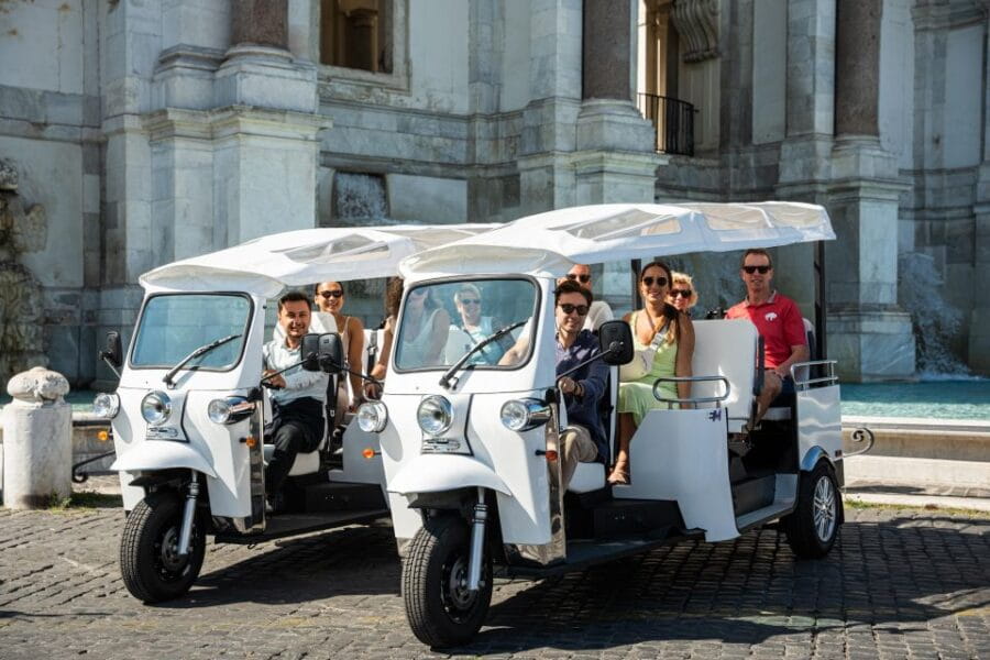 Rome: Private Tuk Tuk Tour with Hotel Pickup and Prosecco - What to Expect at Each Stop