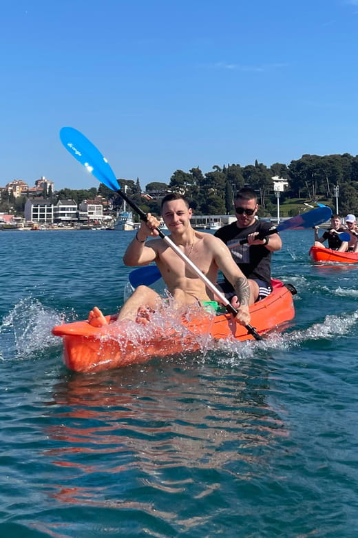 Rovinj: BUBA-KAYAK TOURS, snorkeling, cliff jupming&drinks - The Logistics and What to Expect