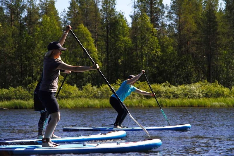 Ruka: Sup-boarding on lake Rukajärvi - The Sum Up